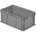 Lewisbins ORBIS Stakpak NXO2415-11.5 Modular Straight Wall Container, 24"L x 15"W x 11-1/2"H, Gray NXO2415-11.5-GY
